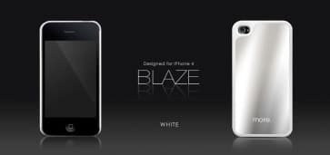 More Thing Blaze Collection White iPhone 4 Case