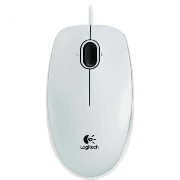 Logitech M100 USB Optical Mouse White