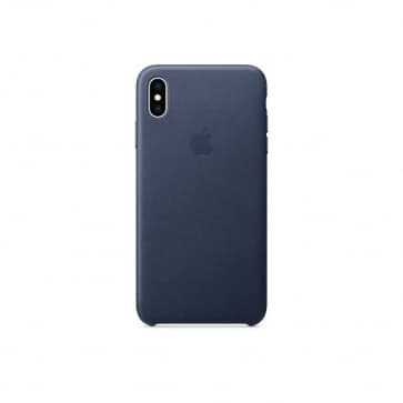 iPhone XR Leather Case - Midnight Blue