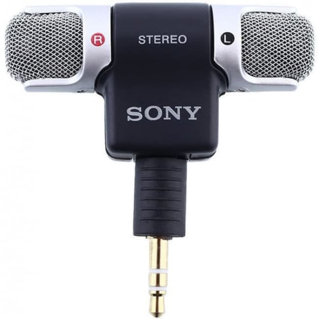 sony ecm ds70p portable stereo condenser microphone