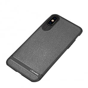 Grain Leather iPhone X Super Thin Case