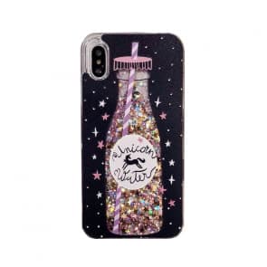iPhone X Moving Sparking Water Drink Case
