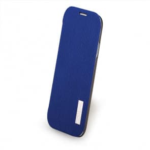 Rock Elegant Slide Flip Lake Blue Case for Galaxy S4