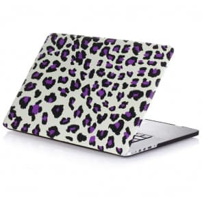 MacBook Pro Skin Shell Full Body Case for MacBook Air Pro Retina 11 13 15 All Models Purple Leopard