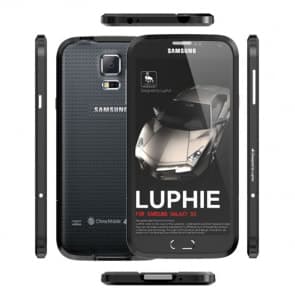 Luphie Galaxy S6 Protective Layers Stealth Bumper Metal Case
