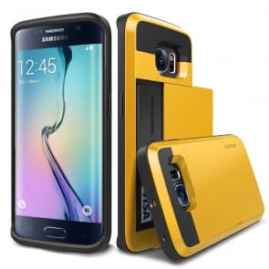Verus Yellow Galaxy S6 Edge Case Damda Card Slide Series