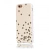 iPhone 6 6s Kate Spade Confetti Hybrid Hard Shell Case Gold Cream