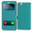 Window Flip Magnet Latch Case for iPhone 6 6s Plus
