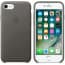 Leather Case for Apple iPhone 7 Storm Gray