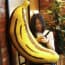 Giant Banana Plush Pillow 90cm 3 feet