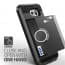 Verus Dark Silver Galaxy S6 Case Damda Slide Series