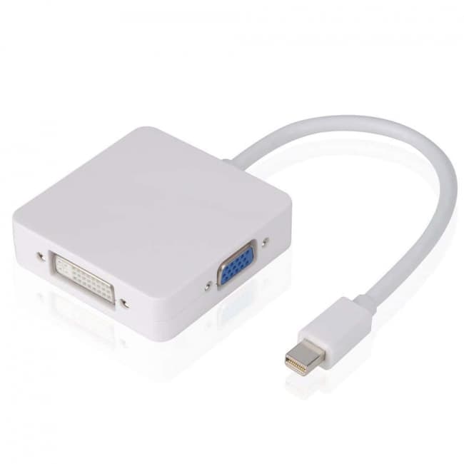 mini displayport thunderbolt hd av adapter to hdmi vga dvi for surface pro 3 macbook air mac mini