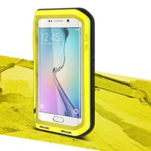 Waterproof Shockproof Case for Galaxy S6 Edge with Gorilla Glass