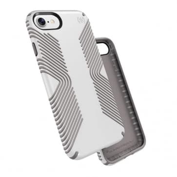 Speck Presidio Grip Case for iPhone 7 - White/Ash Grey