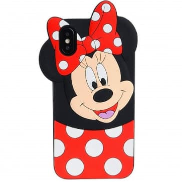 Minnie Mouse Silicone 3D iPhone XR Case