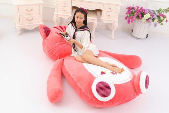 Giant Cat Plush Pillow Bed 200cm 6.5ft | BoxyCase