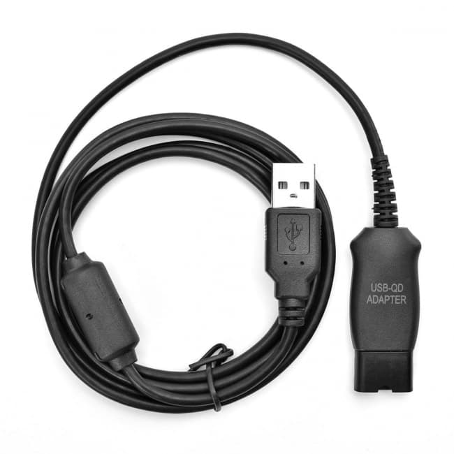 DA95 USB Adapter Compatible with Plantronics Corded Headsets to