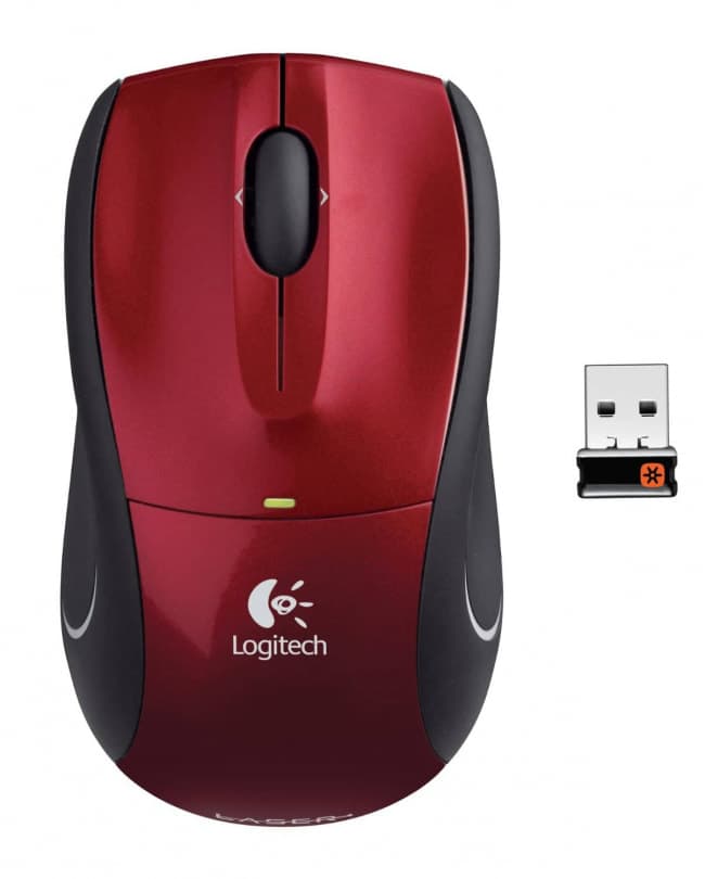 Logitech M505 Wireless Laser Mouse Red BoxyCase