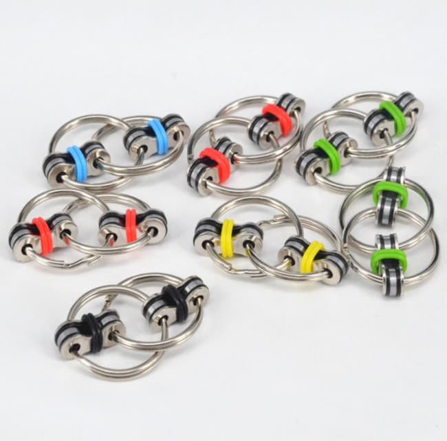 key ring fidget spinner