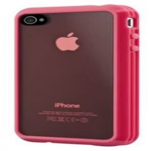 Switcheasy Recortar Funda De Color Rosa Híbrida Para El iPhone 4 De La Manzana